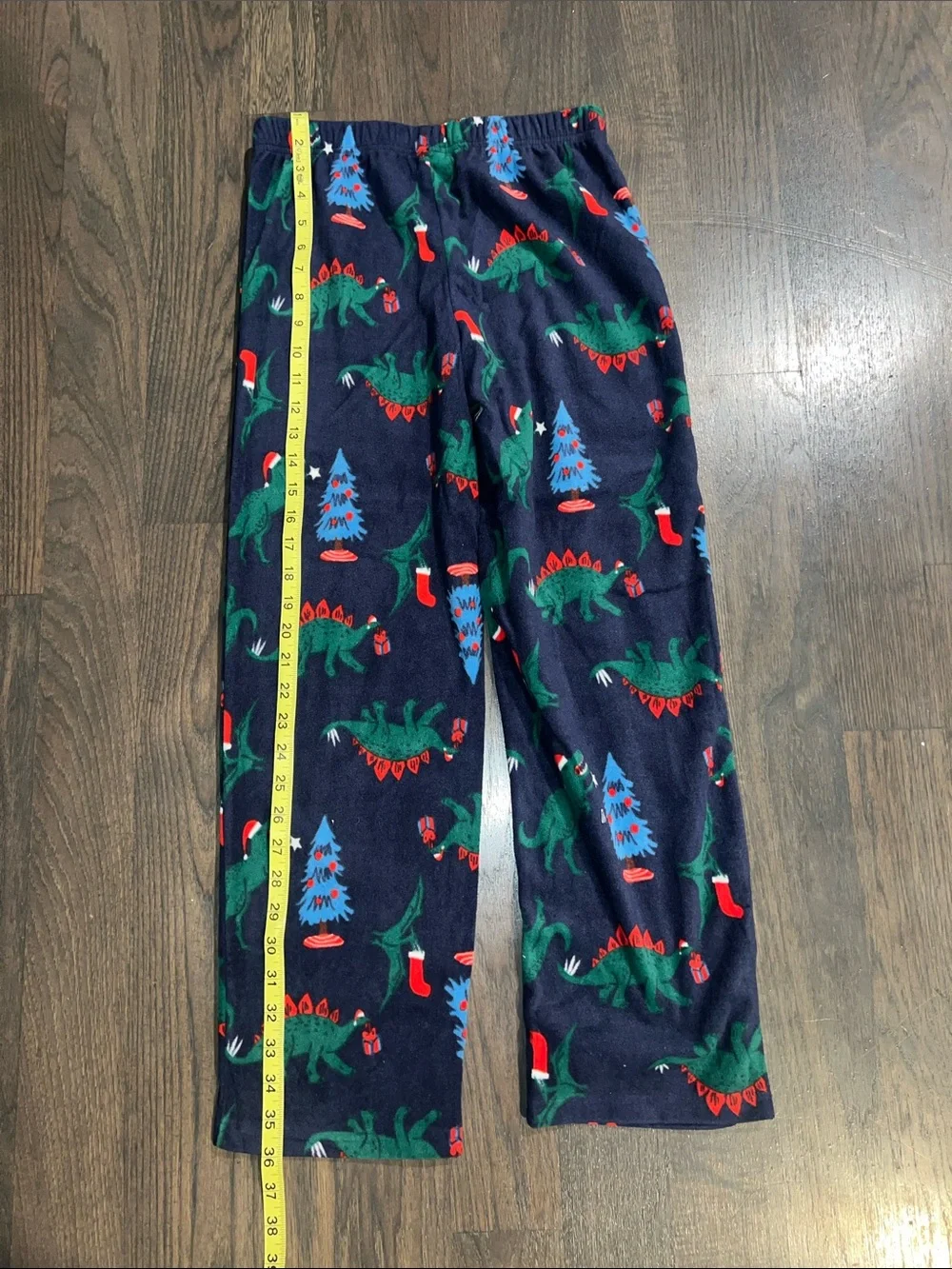 Carters Kids Holiday Dinosaur Pajama Set - Gray & Green size 12